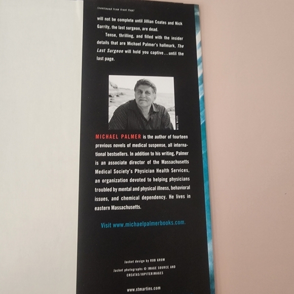 Michael Palmer "The Last Surgeon" Harback Book - Picture 4 of 7